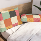 Bold Colorful Checks Pattern - Large XVIII Pillow Sham Gallery Image 2