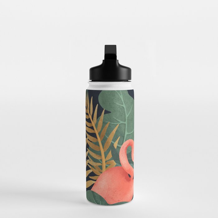 Two Flamingos Water Bottle Gallery Image 3