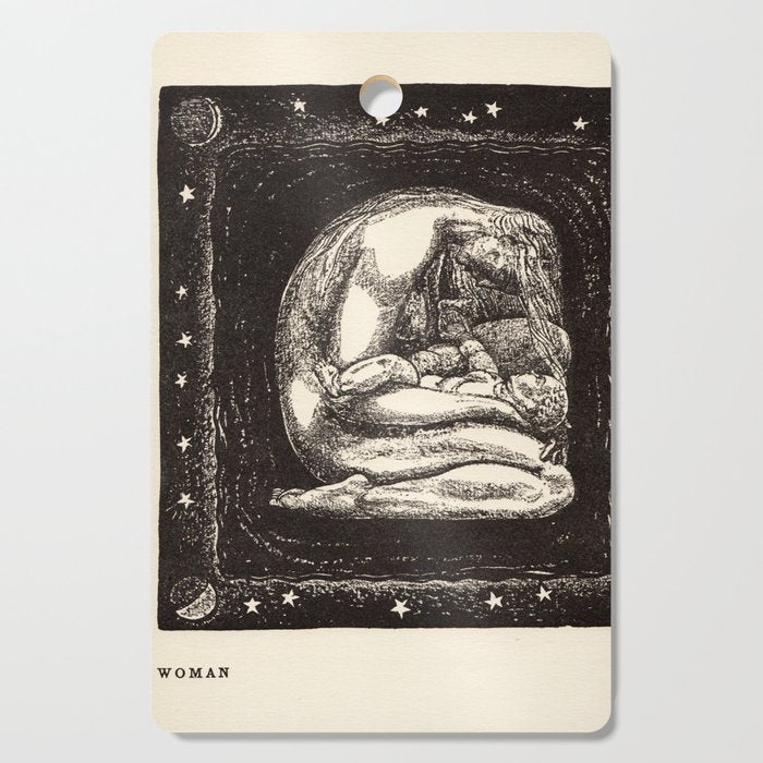 "Woman" by Rockwell Kent (1919) Cutting Board Gallery Image 1