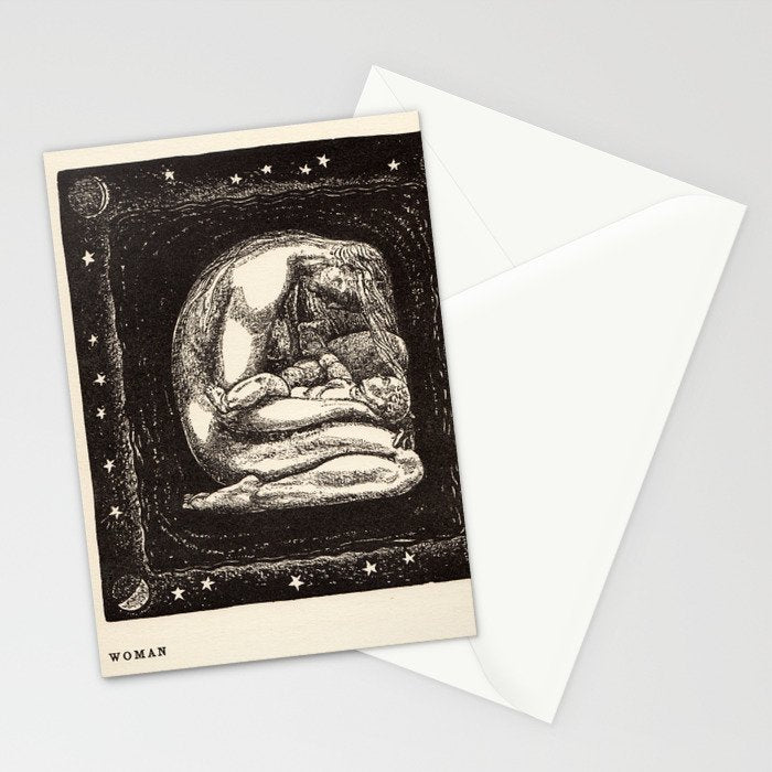 "Woman" by Rockwell Kent (1919) Stationery Card Gallery Image 2