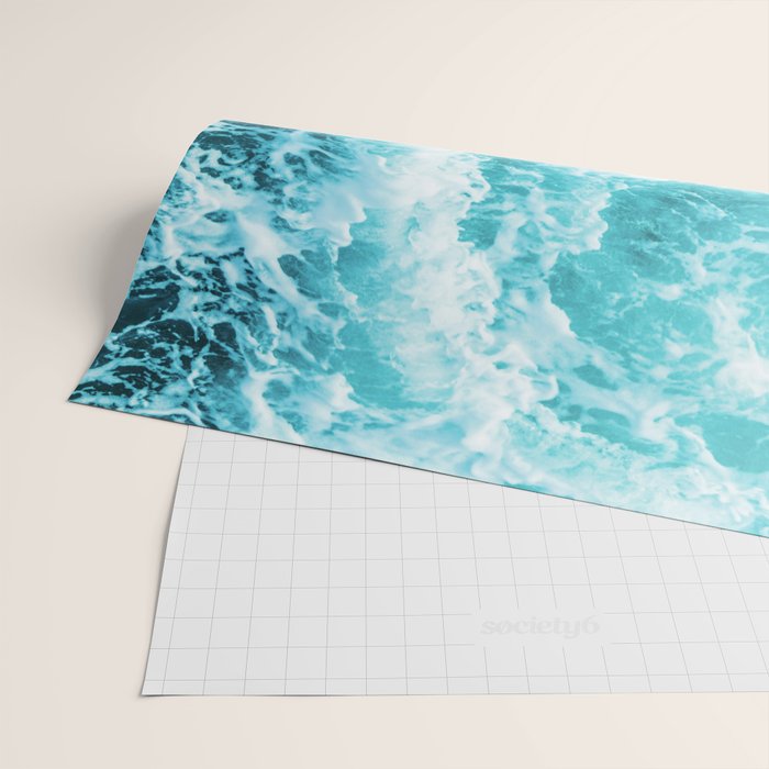 Perfect Sea Waves Wrapping Paper Gallery Image 2