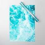 Perfect Sea Waves Wrapping Paper Gallery Image 1