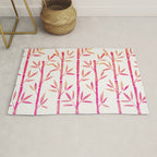 Bamboo Stems - Pink Palette Rug Gallery Image 1