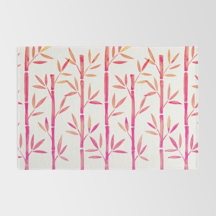 Bamboo Stems - Pink Palette Rug Gallery Image 2