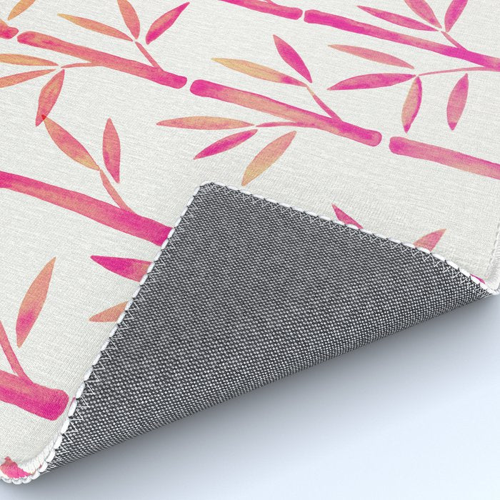 Bamboo Stems - Pink Palette Rug Gallery Image 4