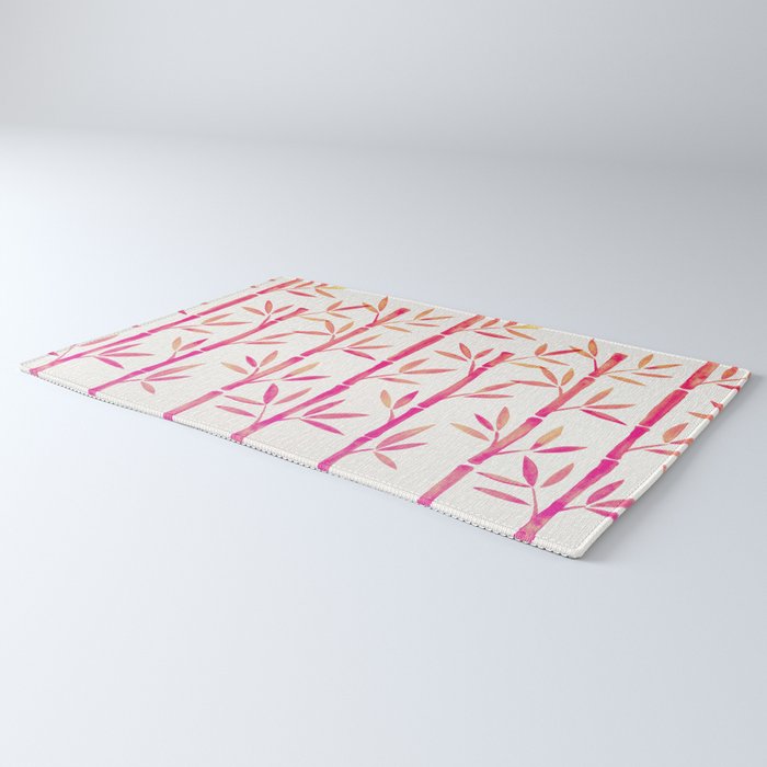 Bamboo Stems - Pink Palette Rug Gallery Image 3
