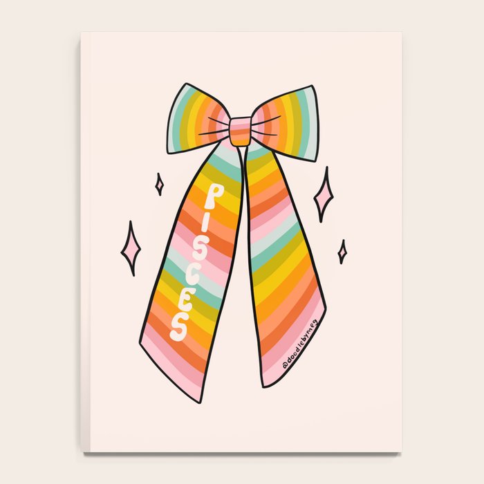 Pisces Bow Notebook Gallery Image 4