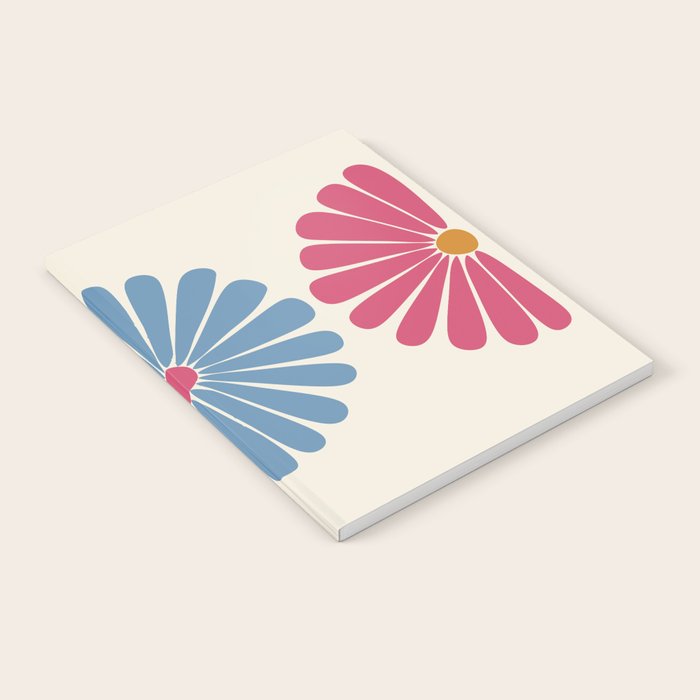 Retro Summer Daisies V Notebook Gallery Image 2