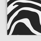Black and white zebra stripe pattern Poster Gallery Image 3