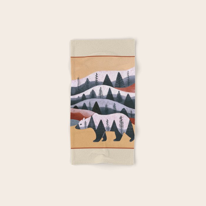 Mountain Bear Bath Towel Gallery Image 1
