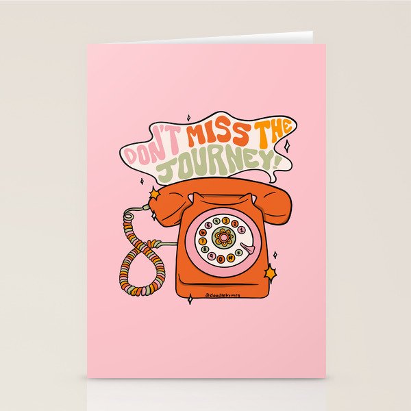 Don't Miss the Journey Stationery Card Gallery Image 1