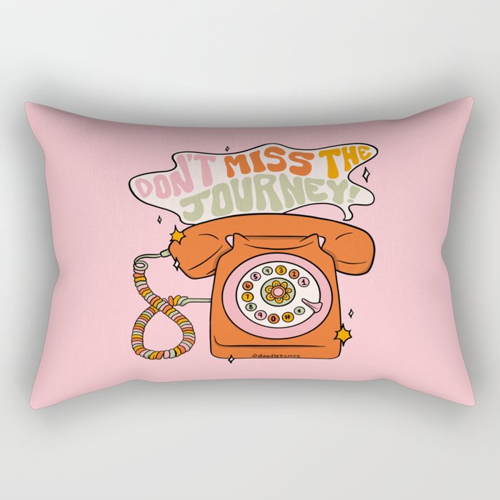 Don't Miss the Journey Rectangular Pillow Gallery Image 2