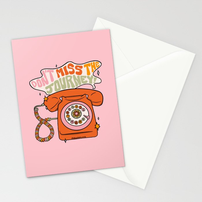 Don't Miss the Journey Stationery Card Gallery Image 2