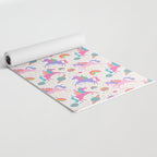 Space Unicorn - Neon Rainbow Yoga Mat Gallery Image 2