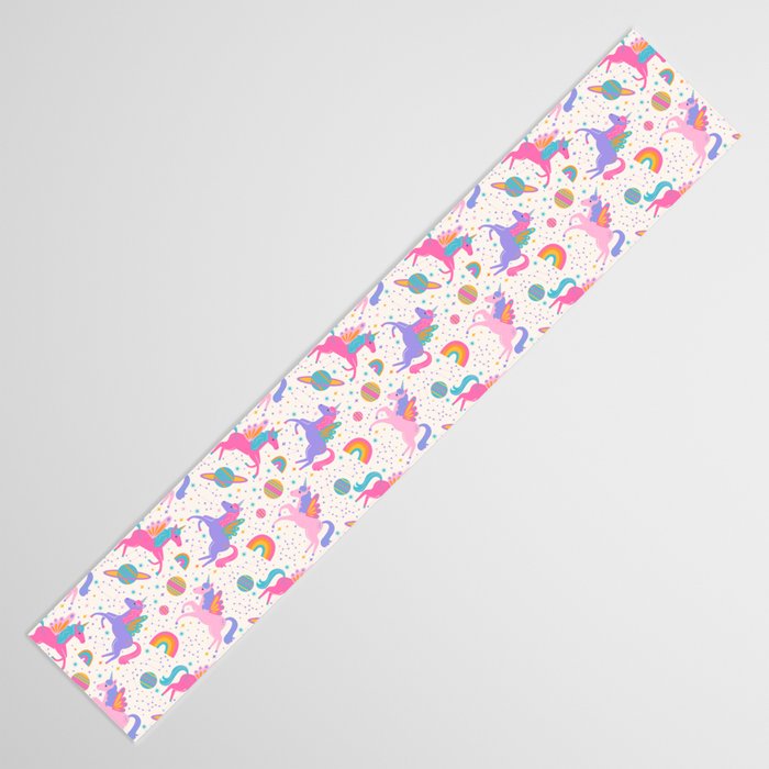 Space Unicorn - Neon Rainbow Table Runner Gallery Image 3