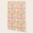 Colorful Coquette Patchwork Quilt with Bows  Wallpaper Gallery Image 2