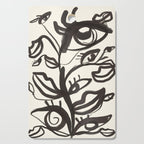Abstract line art eyes  Cutting Board Gallery Image 1