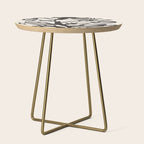 Abstract line art eyes  Side Table Gallery Image 1