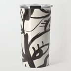 Abstract line art eyes  Travel Mug Gallery Image 1