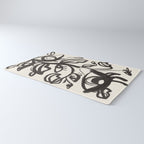 Abstract line art eyes  Rug Gallery Image 3