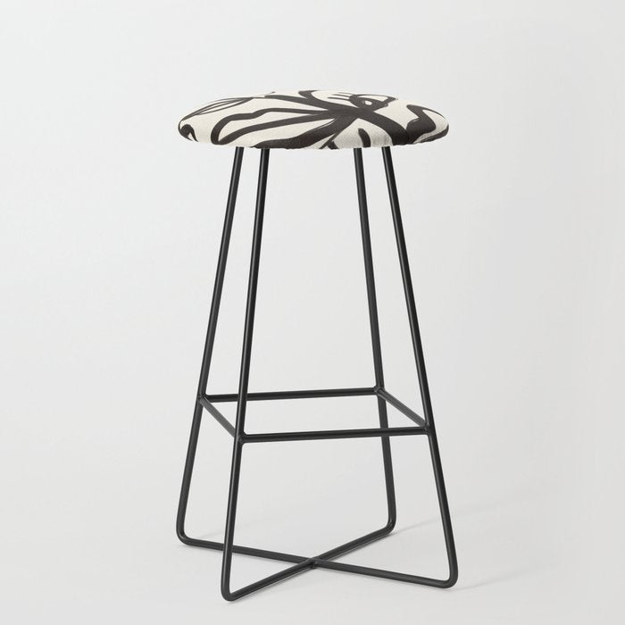 Abstract line art eyes  Stool Gallery Image 1