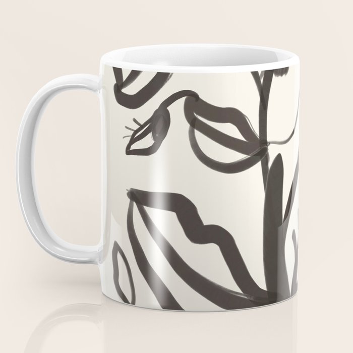 Abstract line art eyes  Coffee Mug Gallery Image 3