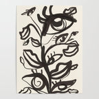 Abstract line art eyes  Poster Gallery Image 4