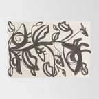 Abstract line art eyes  Rug Gallery Image 2
