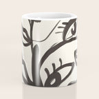 Abstract line art eyes  Coffee Mug Gallery Image 4