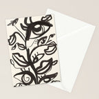 Abstract line art eyes  Stationery Card Gallery Image 2
