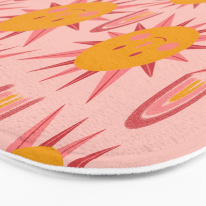 Cute Sun and Rainbow Pattern Bath Mat Gallery Image 3