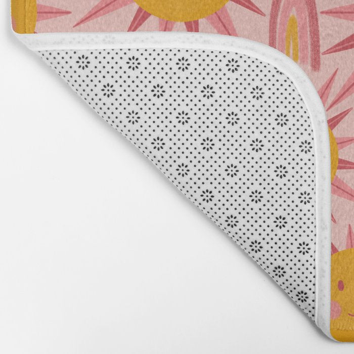 Cute Sun and Rainbow Pattern Bath Mat Gallery Image 2