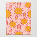 Cute Sun and Rainbow Pattern Notebook Gallery Image 4