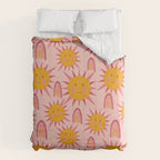Cute Sun and Rainbow Pattern Comforter Gallery Image 6