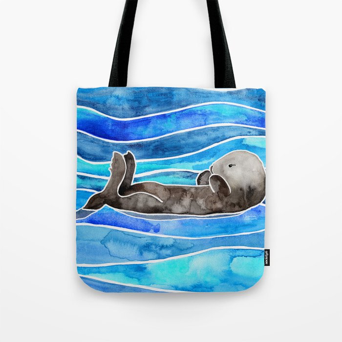 Sea Otter Tote Bag Gallery Image 1