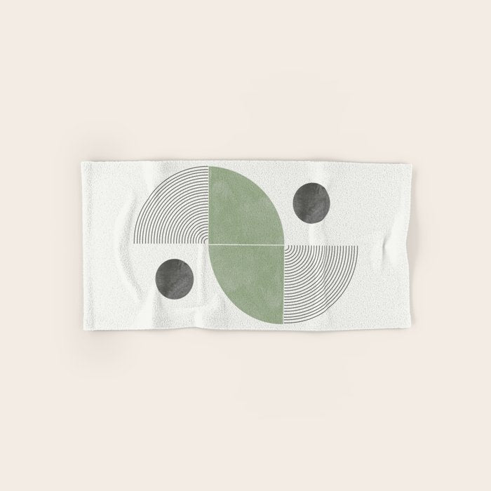 Geometric Shape 01 Bath Towel Gallery Image 1