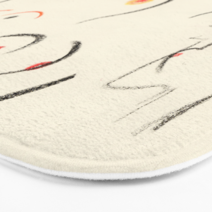 Breasts in Cream Bath Mat Gallery Image 3