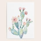 Cactus 2  White #society6 #buyart Poster Gallery Image 4