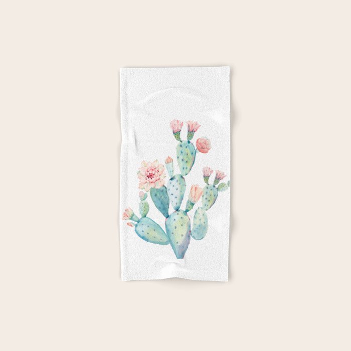 Cactus 2  White #society6 #buyart Bath Towel Gallery Image 1
