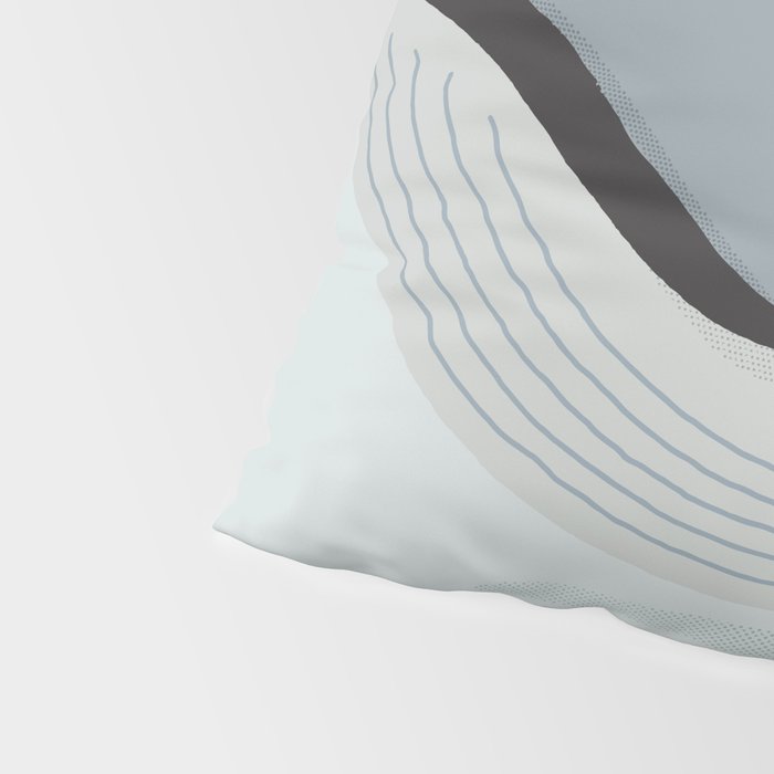 Whimsical Blue Whale Pillow Sham Gallery Image 4
