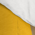 Mid Century Modern Abstract Lounge Pattern in Yellow Orange and Coffee Brown Comforter Gallery Image 4