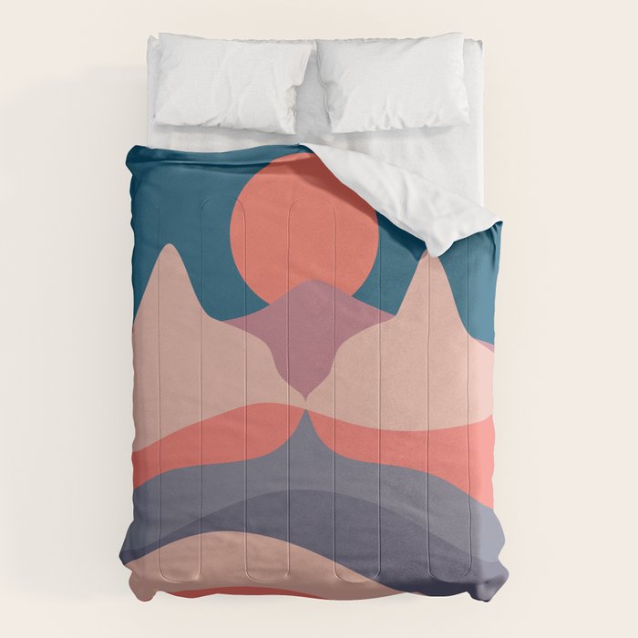 Cat Landscape 29 Comforter Gallery Image 6