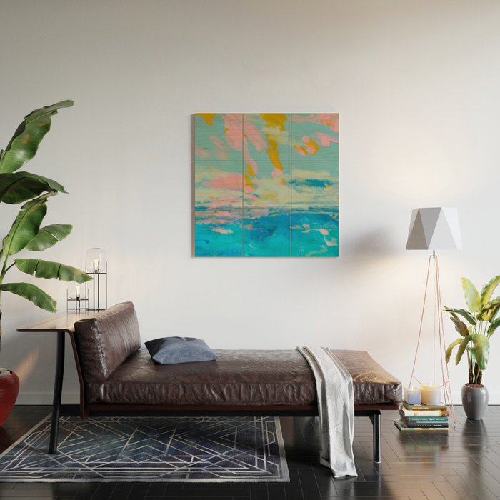 la mer in summer  Wood Wall Art Gallery Image 2