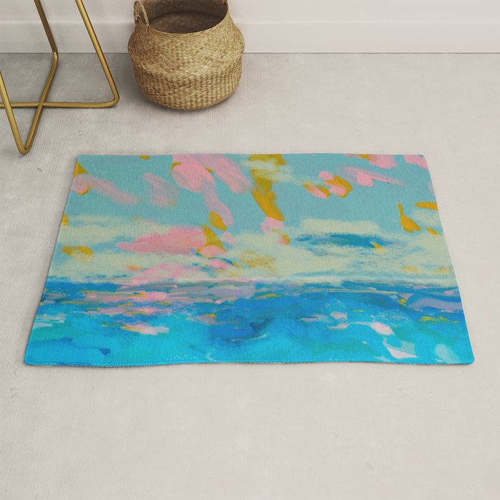 la mer in summer  Rug Gallery Image 1