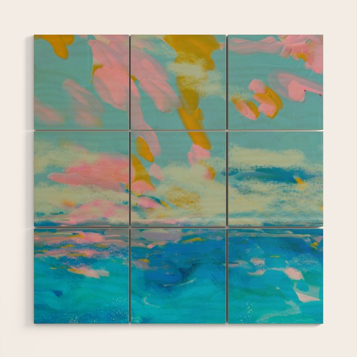 la mer in summer  Wood Wall Art Gallery Image 1