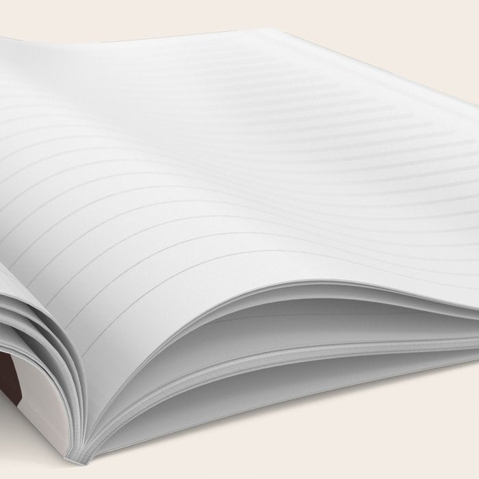 Retro Liquid Swirl Abstract Pattern in Brown Notebook Gallery Image 2