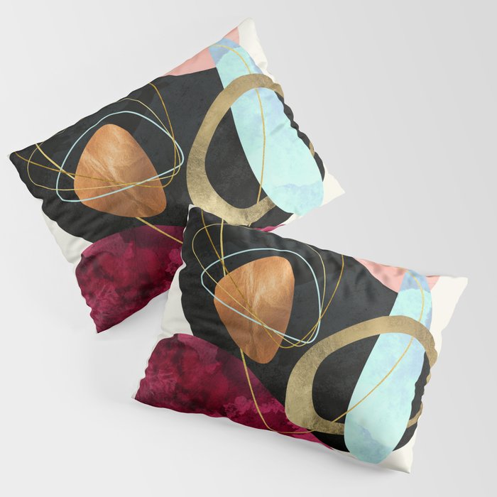 Abstract Pebbles II Pillow Sham Gallery Image 1