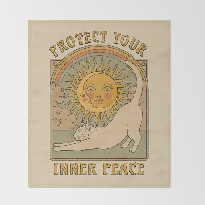 Inner Peace Throw Blanket Gallery Image 2