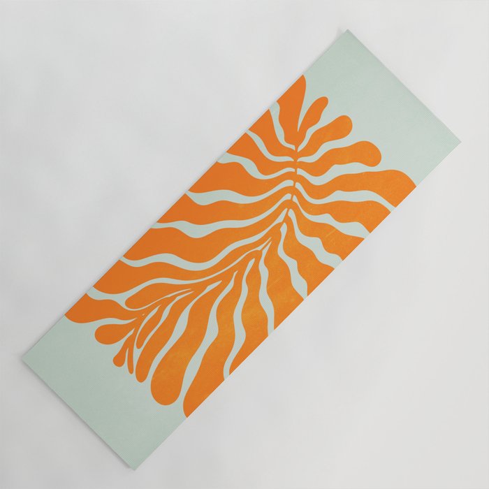 Frozen Sunrise Ferns: Matisse Edition  Yoga Mat Gallery Image 1