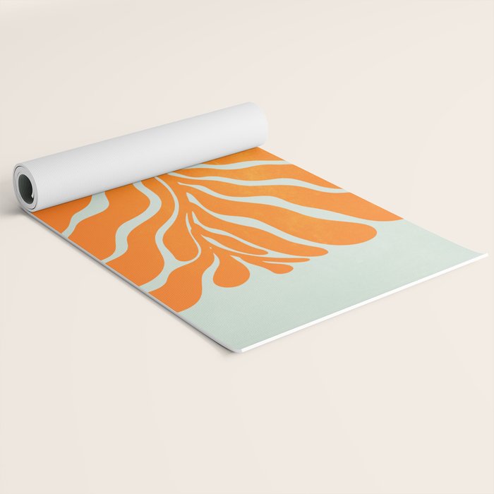Frozen Sunrise Ferns: Matisse Edition  Yoga Mat Gallery Image 2